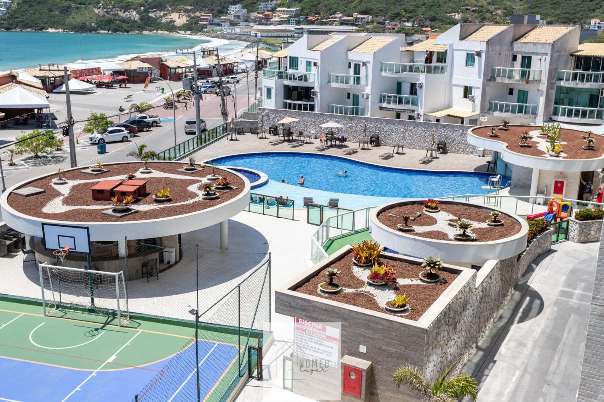 Condominio Club A 50M Praia Dos Anjos - Unidades Com 2 Quartos, Piscina, Estacionamento E Portaria 24H - Area De Lazer 3000M, Wi-Fi 600Mb, Churrasqueira E Cozinha Completa Arraial do Cabo Exterior photo